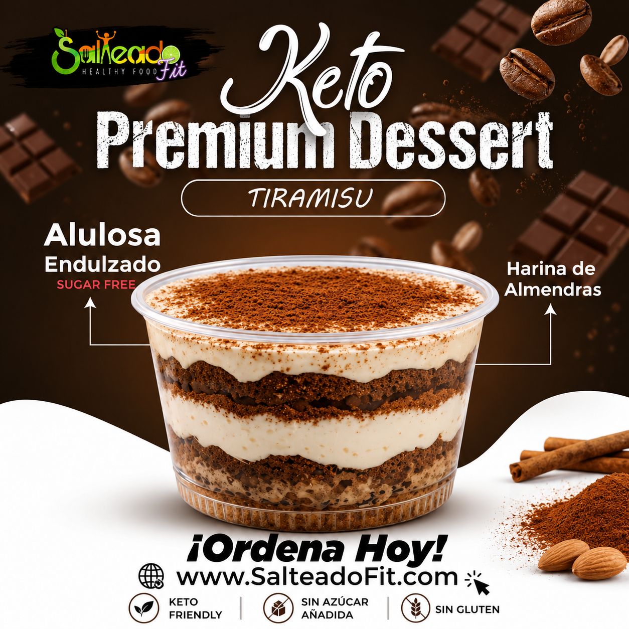 Keto Tiramisú