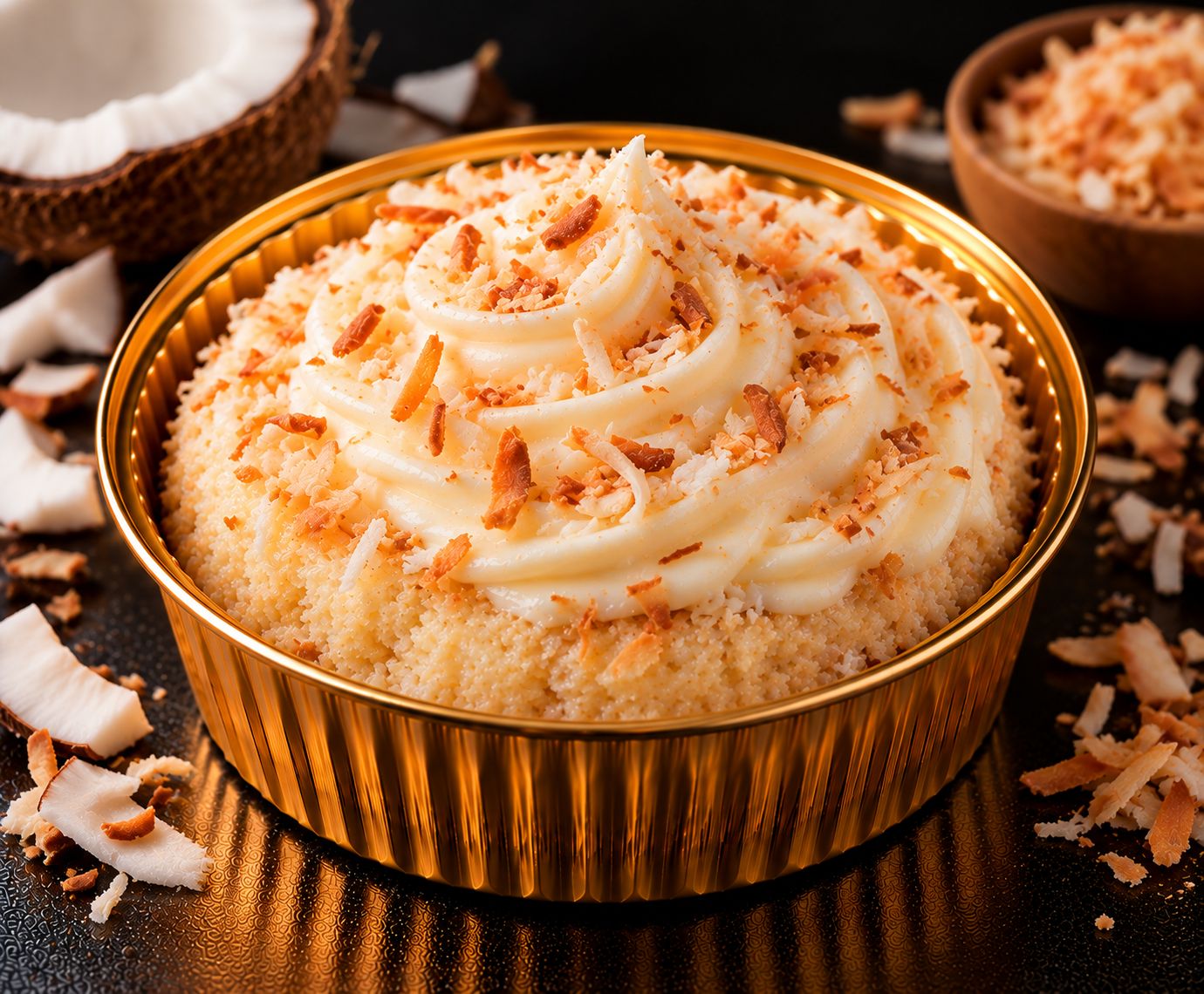 Keto Cream Cheese cake - Coco Flavor