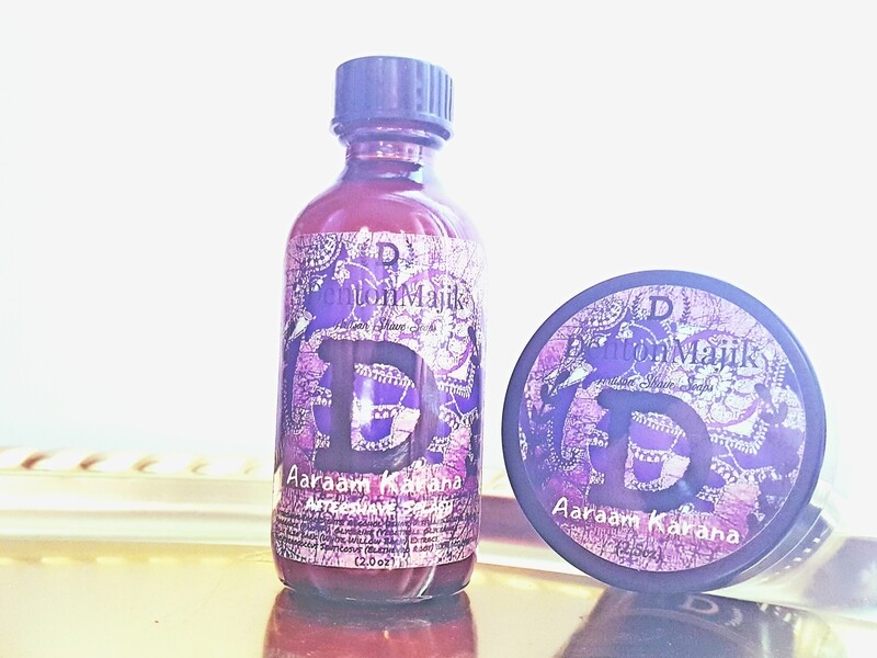 Aaraam Karana Shave Soap (2.5oz) and Aftershave Splash (2.0oz) Bundles