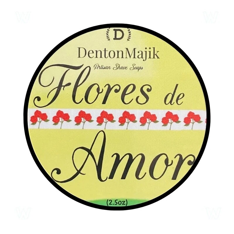 Flores de Amor Shave Soap (2.5oz)
