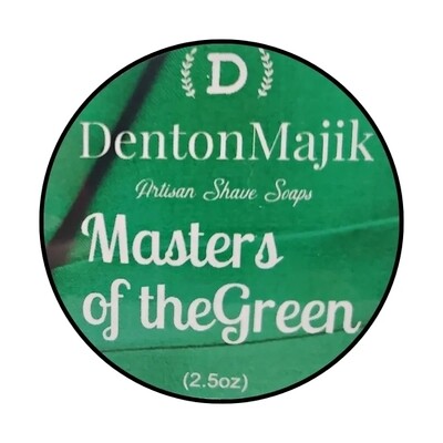 Masters of the Green Shave Soap (2.5oz)