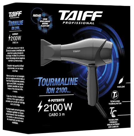 Secador Taiff Tourmaline Ion 2100