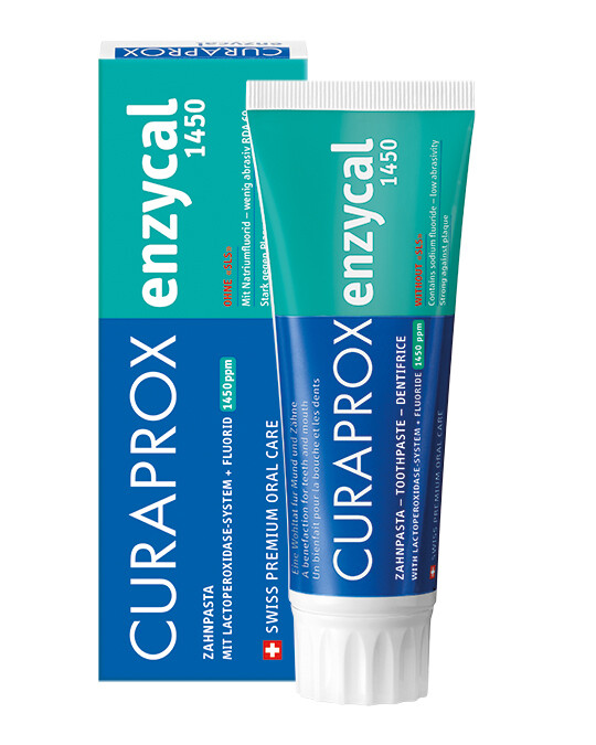 Curaprox - Enzycal Tannkrem, Velg type: Enzycal 1450, 75ml