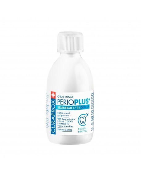 Curaprox - Perio Plus+ Regenerate CHX 0.09%, 200ml. 12 pk