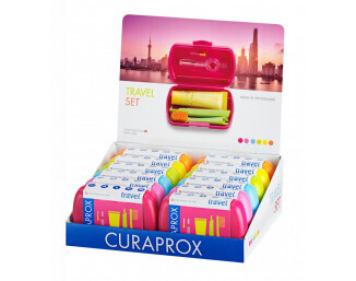 Curaprox - Reisesett i forskjellige farger Display