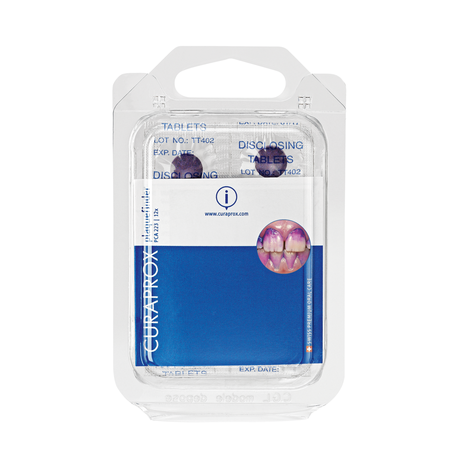 PCA 223 plaque disclosing tablets, 12x, Blister