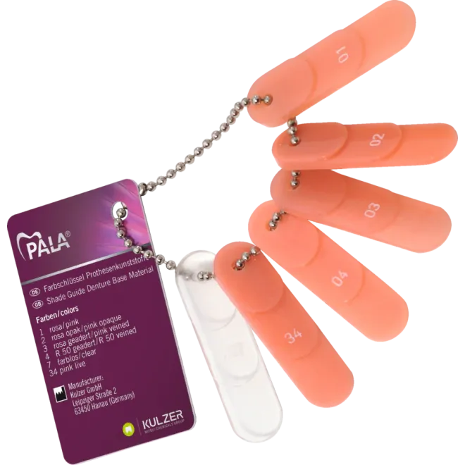 Kulzer - Pala® Denture Acrylics Shade Guide