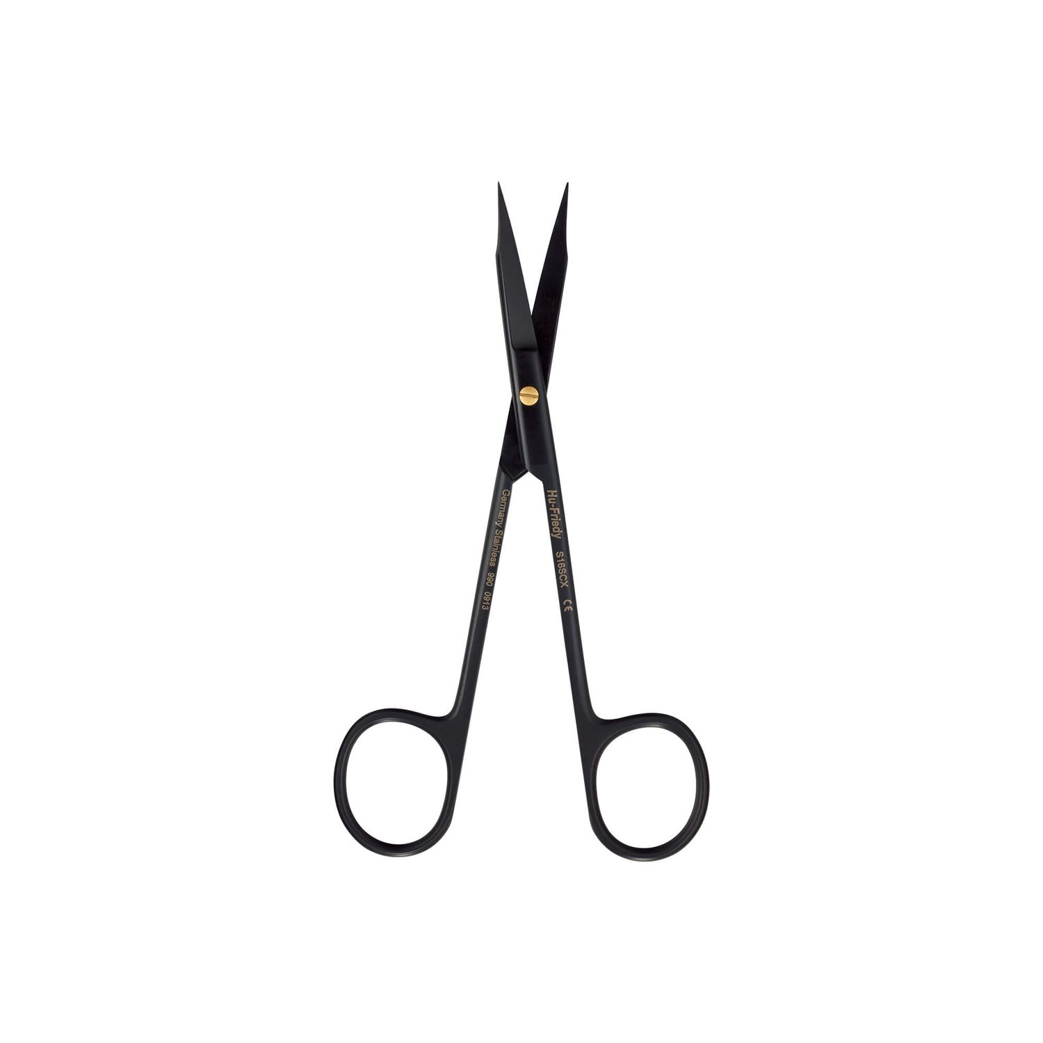 Scissors Goldman-Fox #16 curved serrated SuperCut 12,5cm Black Line
