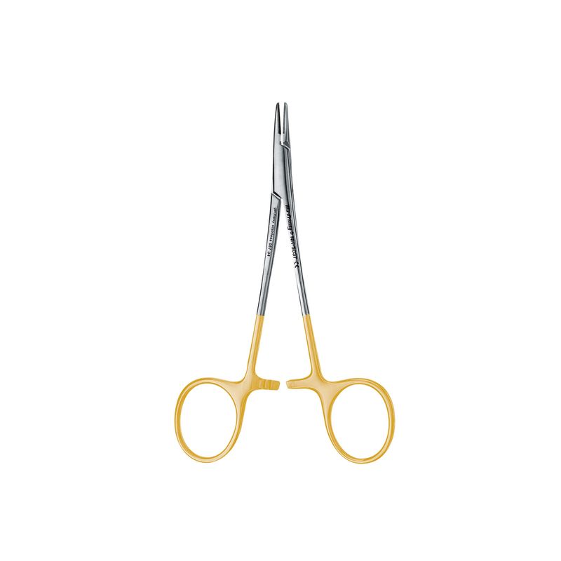 Hu-Friedy - Needle Holder Halsey #5037, PermaSharp, corrugated, 13cm