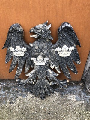 Original Barclays Bank cast iron wall plaque