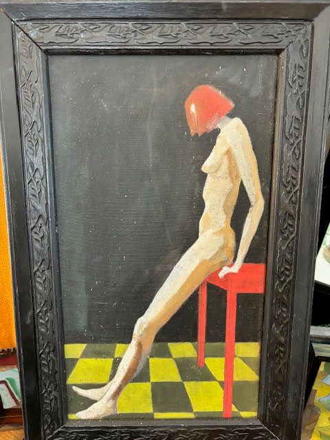 original vintage oil on canvas