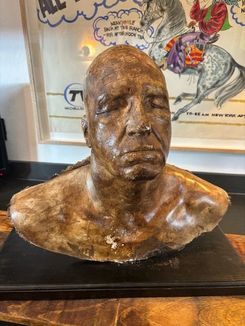 Plaster death/life mask