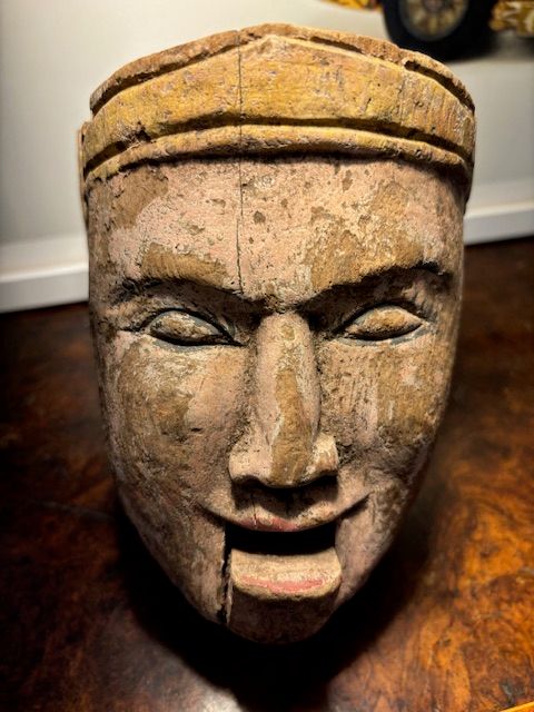 19th century Burmese puppet head