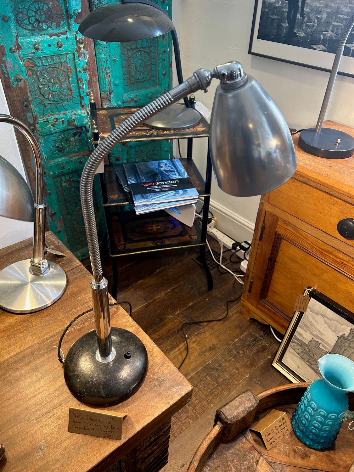 Mid Century Modernist Industrial Gooseneck Lamp 50/60&#39;s