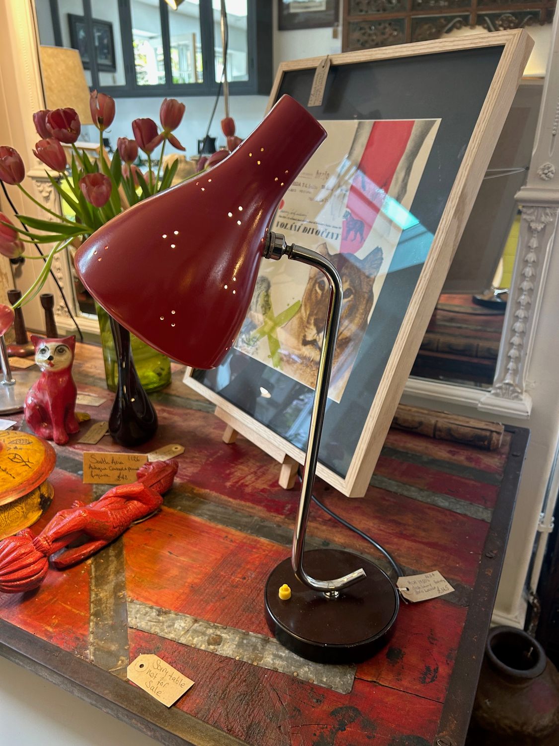 1950&#39;s desk lamp possibly Boris Lacroix