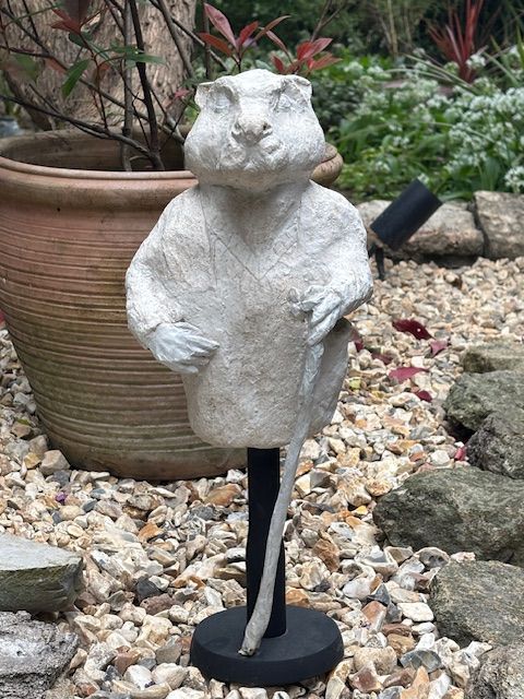Original Martin Scorey sculpture of a badger