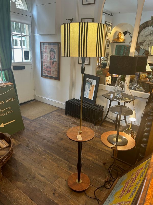 Mid Century Maison Arlus Style French Floor Lamp inc shade