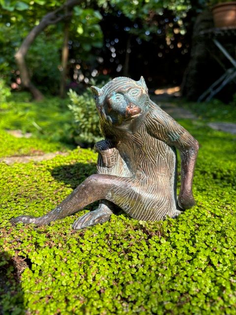 Japanese Meji Period Bronze Monkey