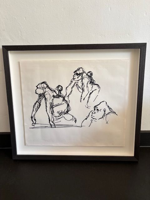 Original Richard Bazley Ape/Gorilla sketches for Disney