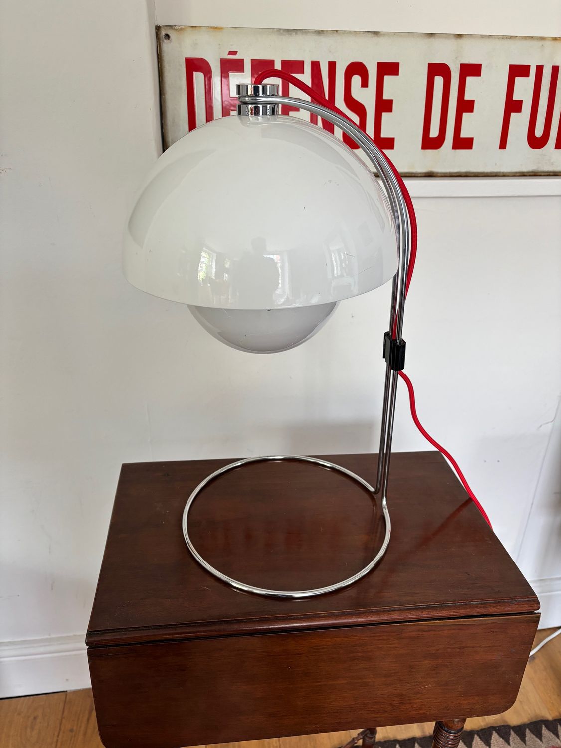 Verner Panton Flowerpot VP4 style table lamp