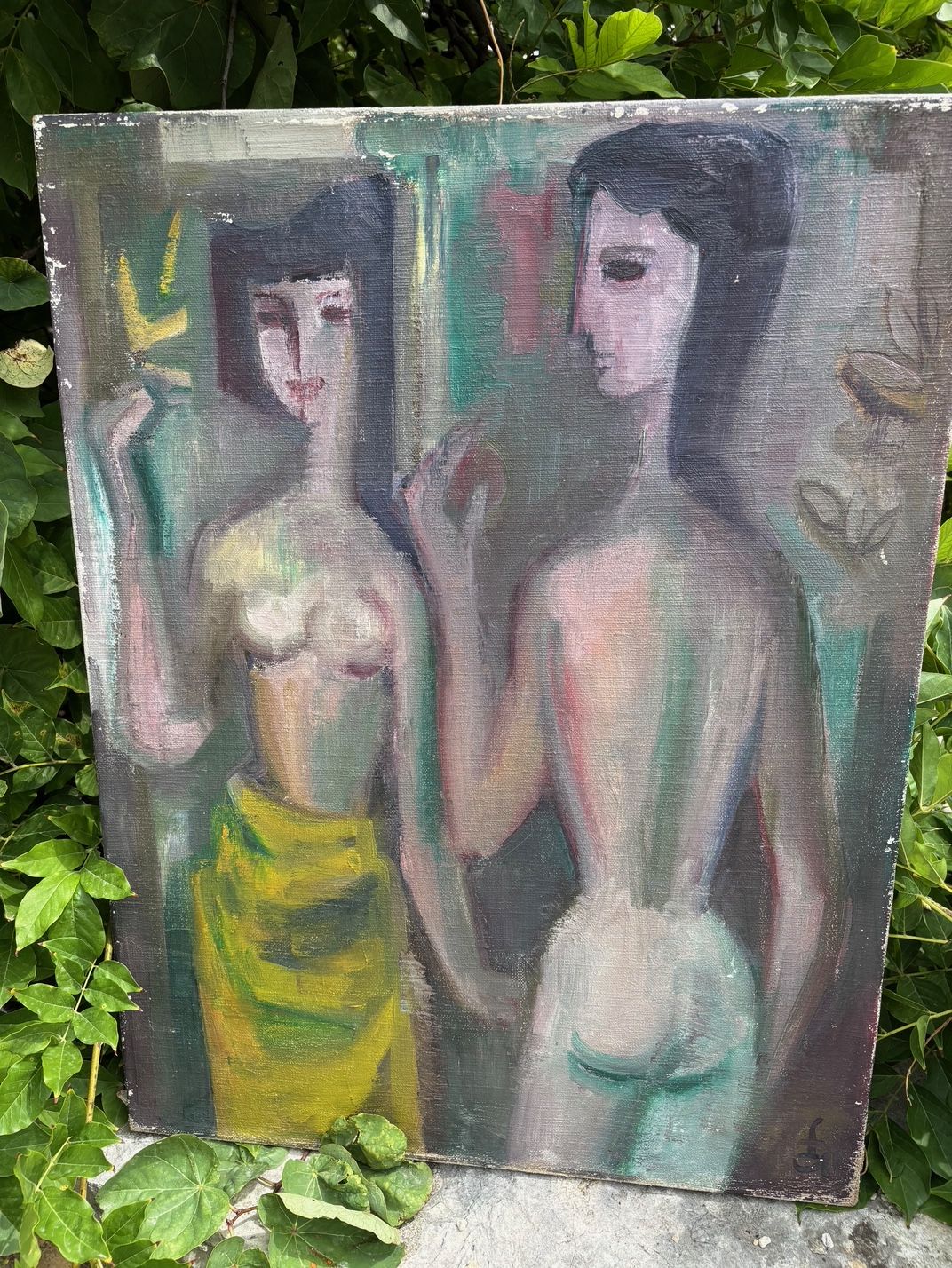 original oil on canvas 1960&#39;s