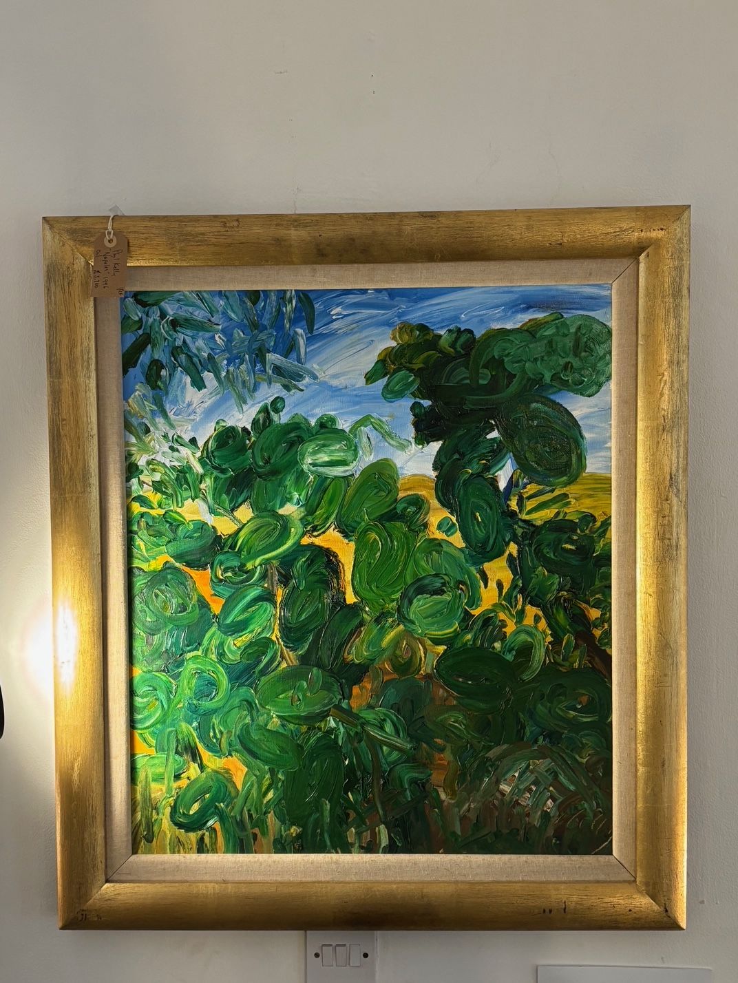 Original Phil Kelly oil on canvas 1996