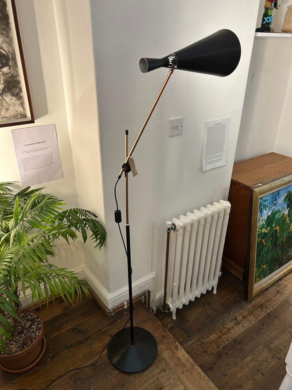Original early G A Scott Maclamp articulated floor lamp 1958