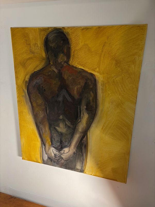 &quot;Jeremiah&quot; Original oil on canvas by Victoria Kennaugh
