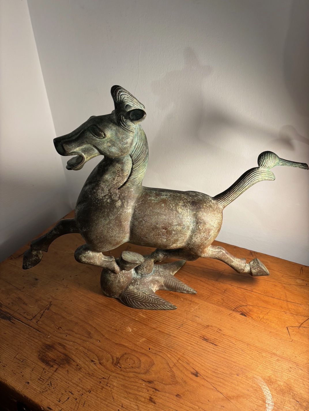 Cast bronze replica of the Flying Horse of Gansu