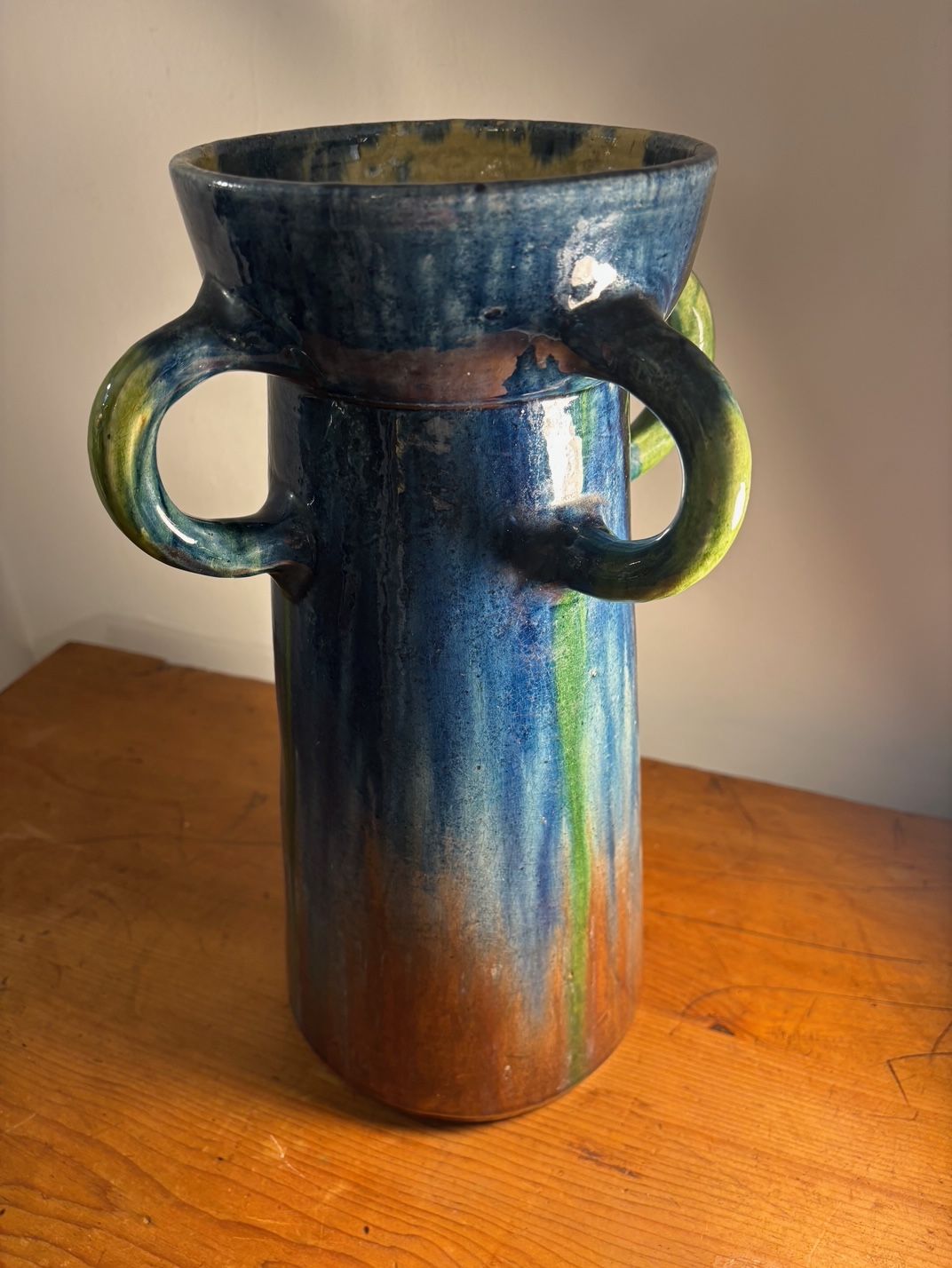 French 20th century art pottery vase