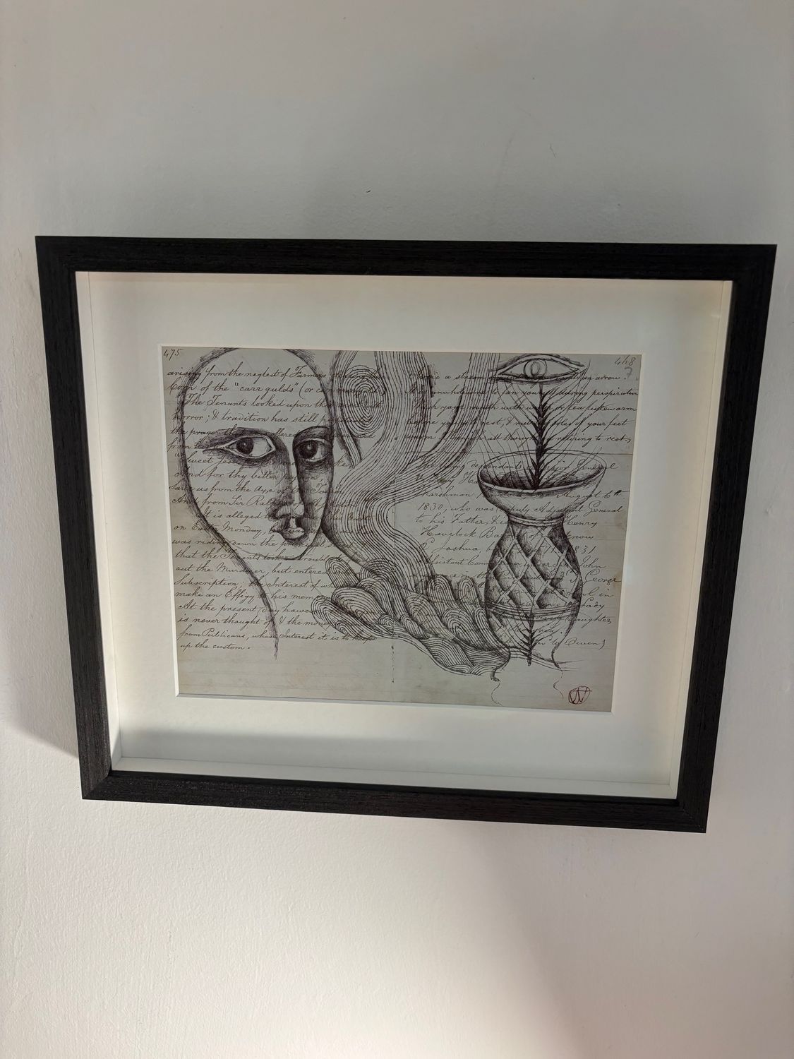 Original ink drawings by Jude Wisdom