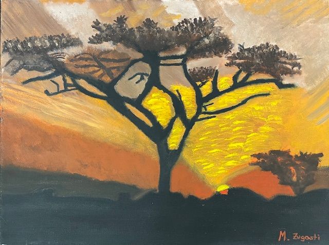 Oil Sunset