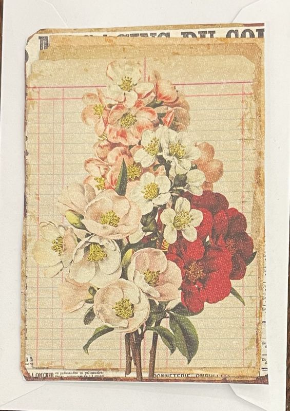 Tarjeta de flores