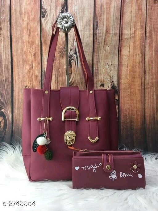 Eva classic ladies PU leather handbag 