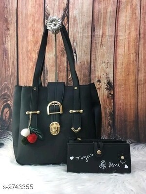 Eva classic ladies PU leather handbag 