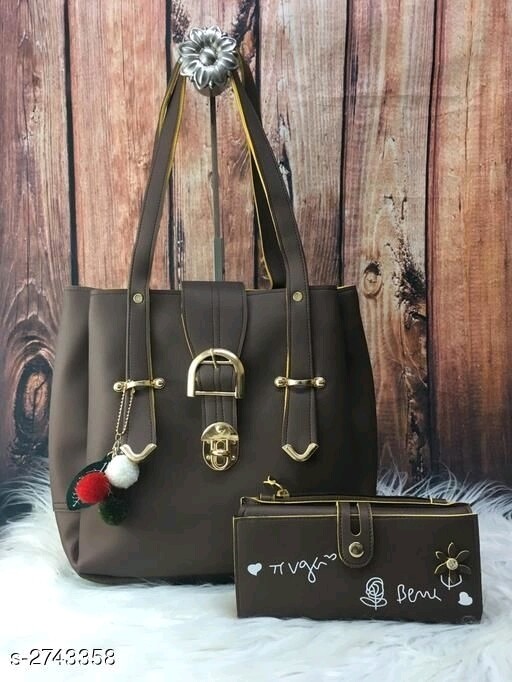 Eva classic ladies PU leather handbag 