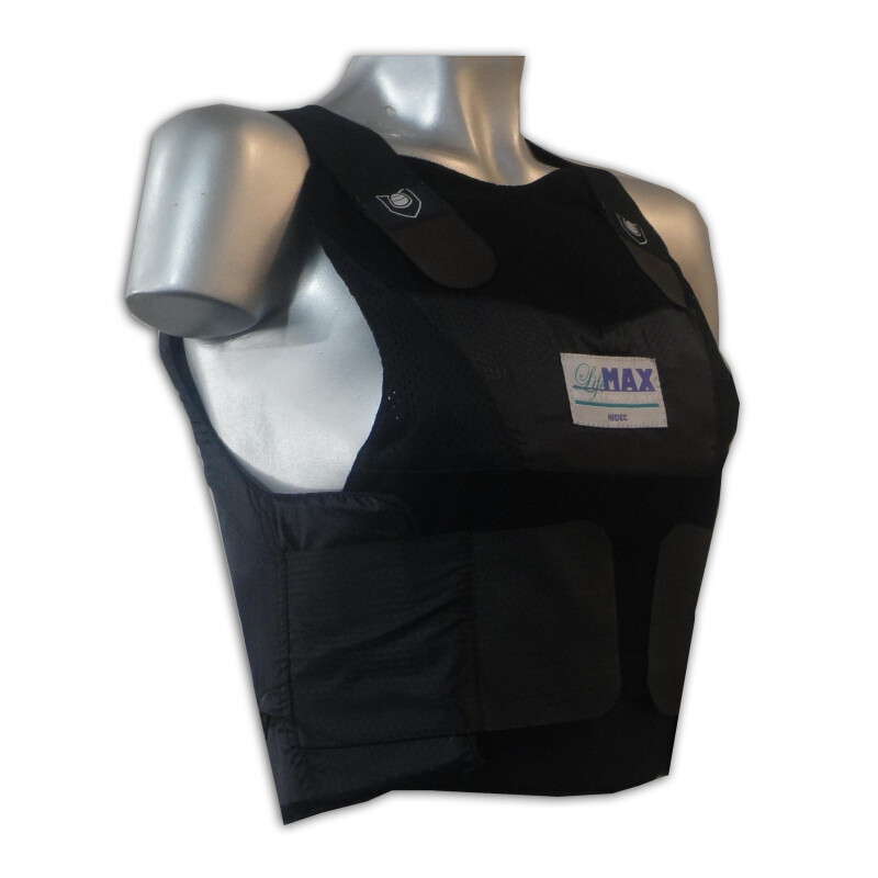Chaleco antibalas femenino NIDEC modelo LIFEMAX nivel NIJ IIIA