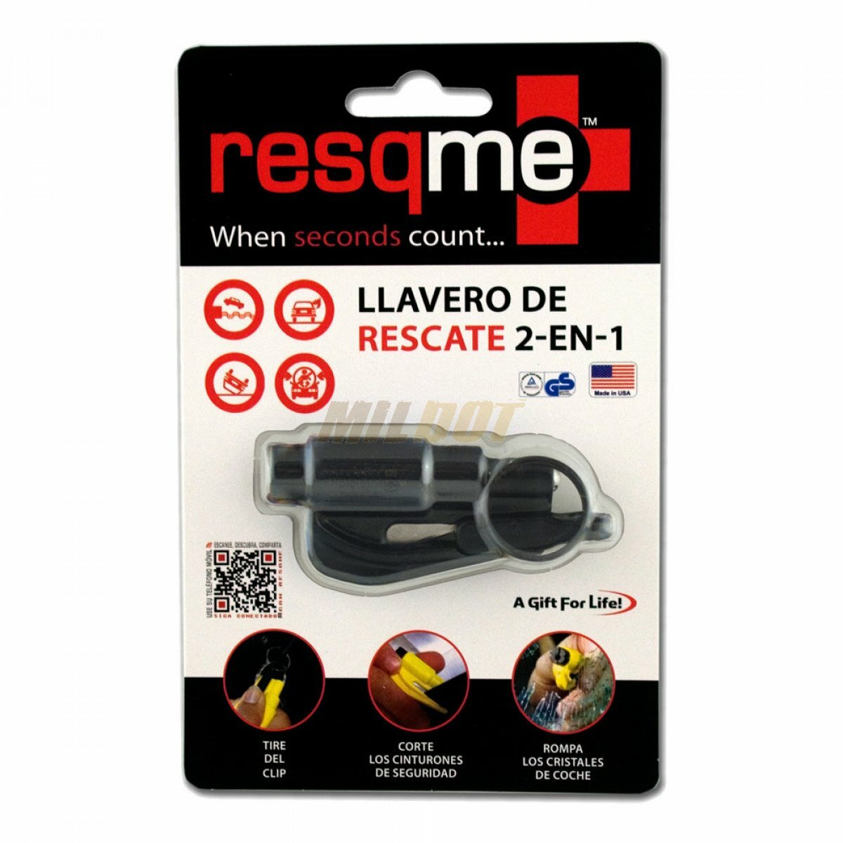 RESQME LLAVERO DE RESCATE