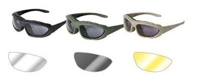 Gafas balística TEMPEST VEGA HOLSTER 3 LENTES