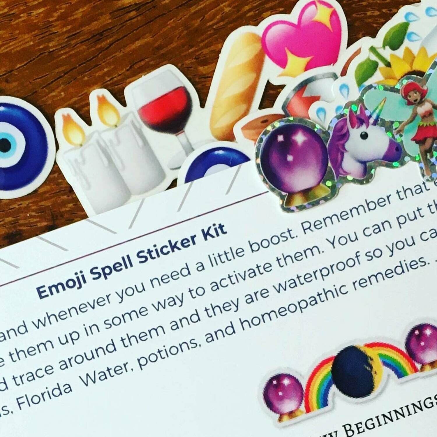 Emoji Spell Sticker Set