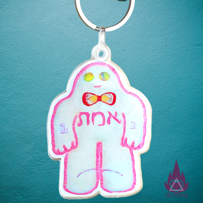 Schmearly Beloved Golem Keychain Schmearly Beloved Golem Keychain