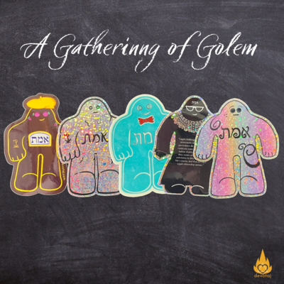 A Gathering of Golem | Bundle of Different Golem Stickers
