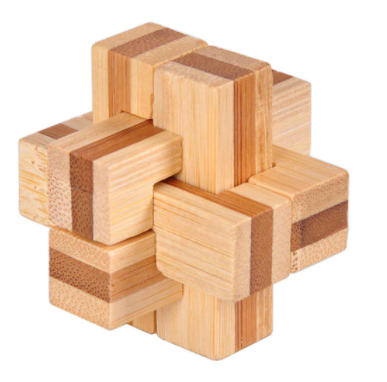 Rompecabezas 3D de madera (3 Dificultades)
