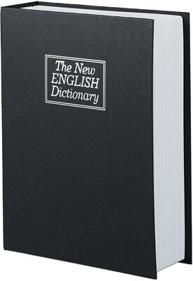 Caja secreta con forma de libro