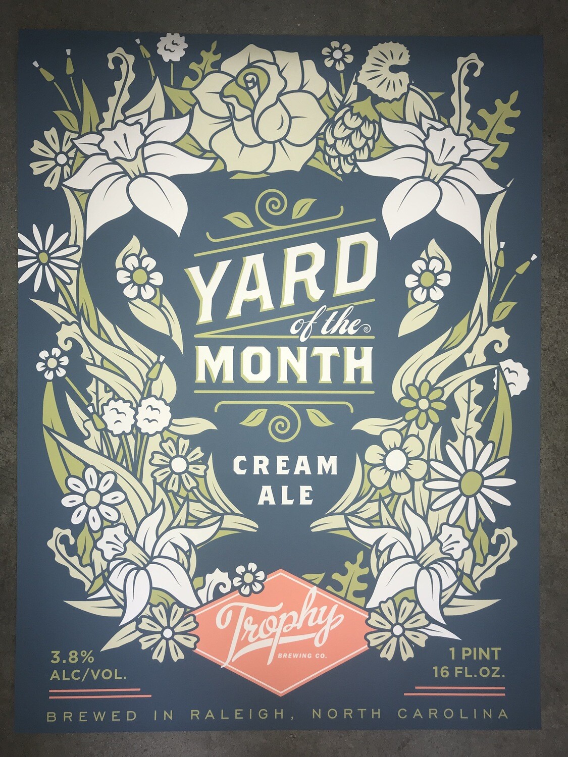 Yard of the Month Poster