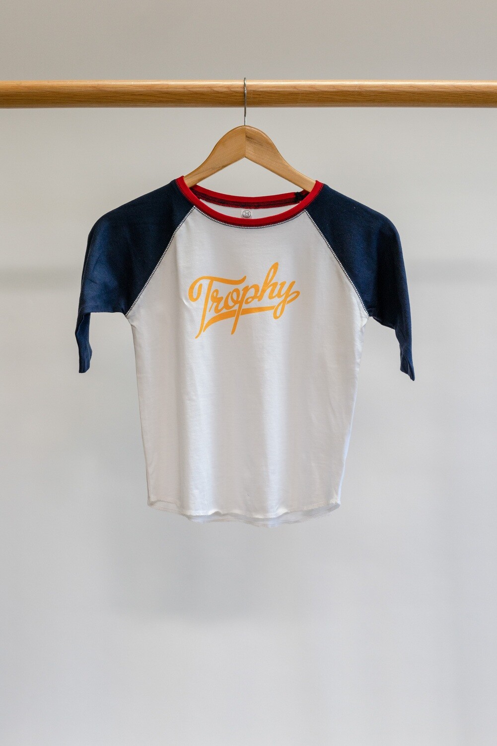 Trophy Toddler Baseball Tee - Blue and Red