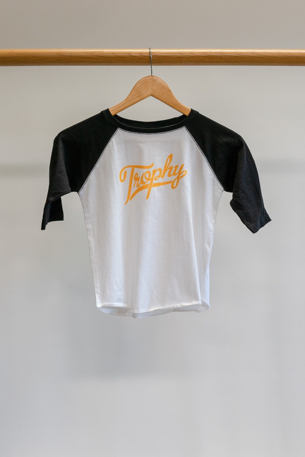 Trophy Toddler Baseball Tee - Gold and Black
