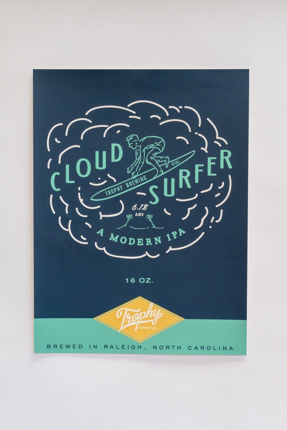 Cloud Surfer Poster