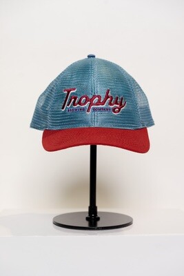 Blue & Red Trophy Mesh Hat