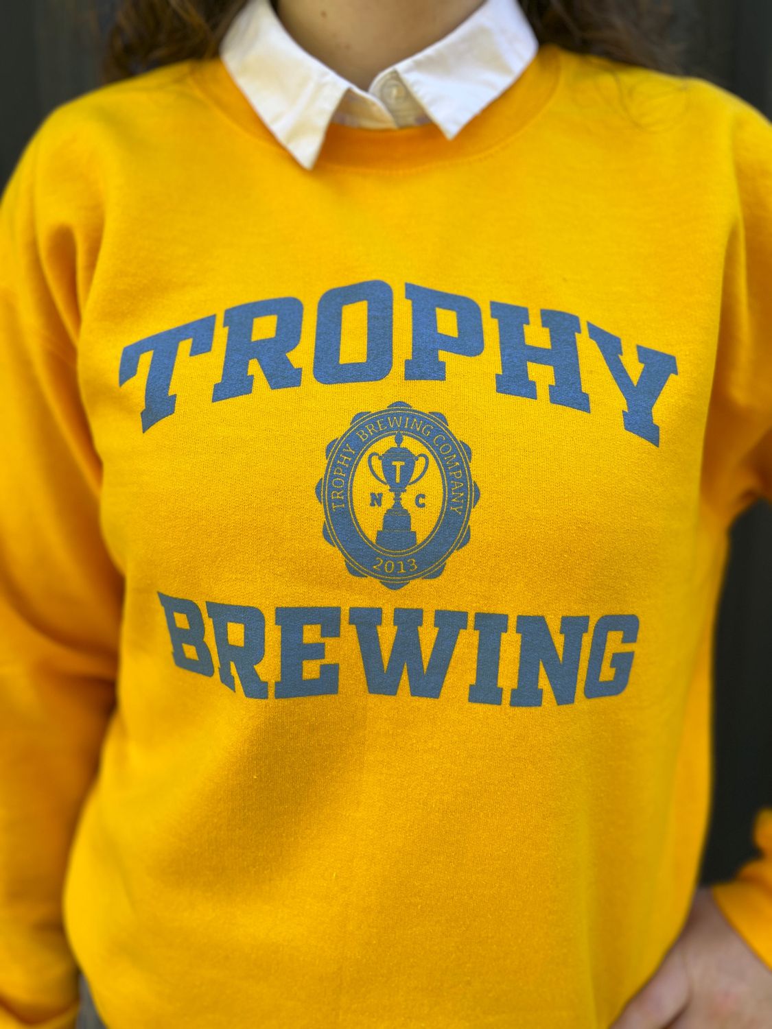 Trophy Crewneck Sweatshirt, Size: S